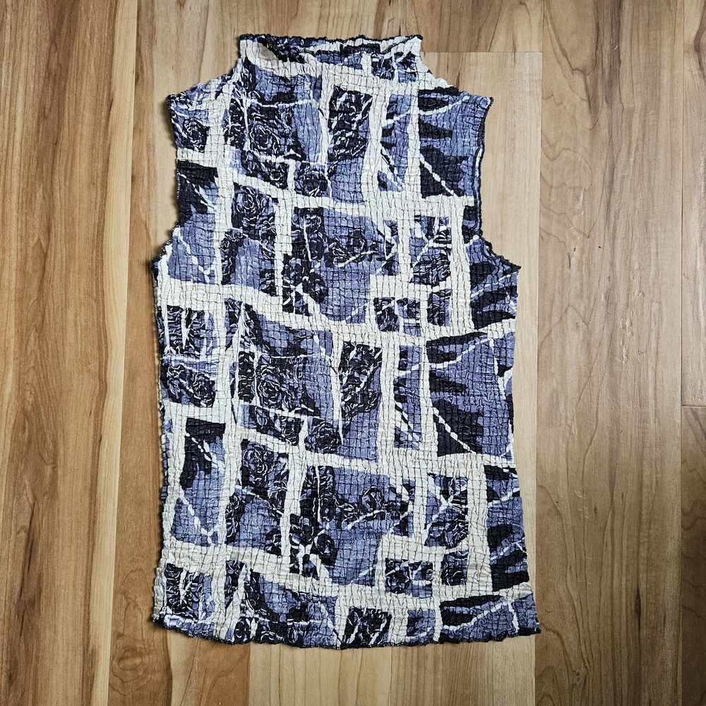 Vintage Plisse Crinkle Tank